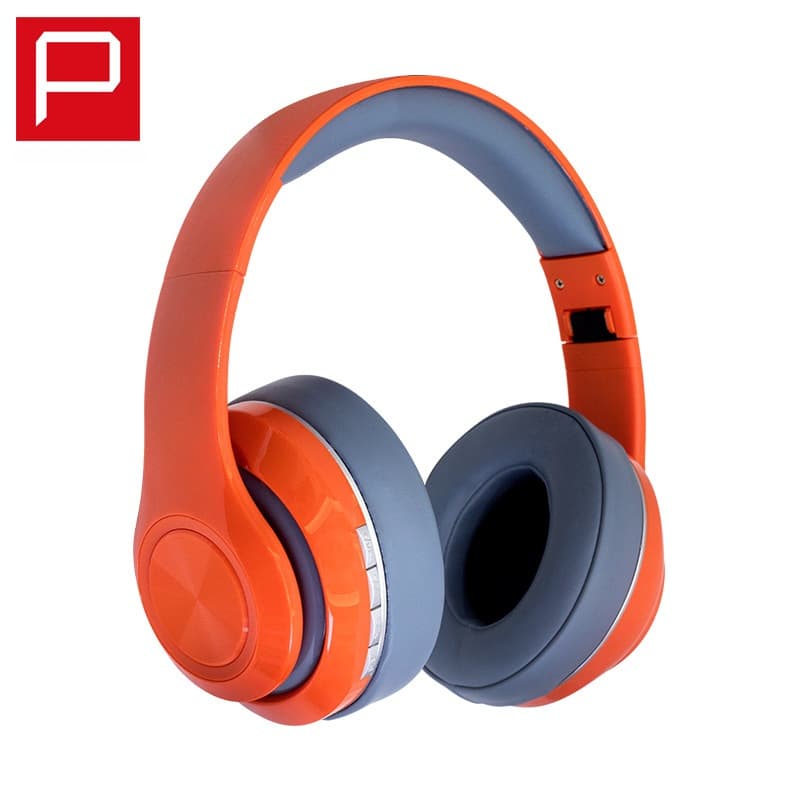 Fone de Ouvido Over-Ear Sem Fio com Rádio FM e Slot para Cartão TF