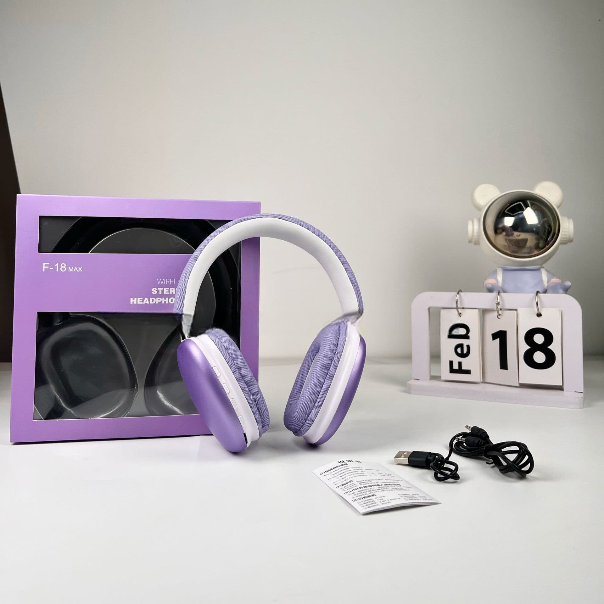 Fones de Ouvido Over-Ear Sem Fio com Bluetooth 5.4 e Longa Duração da Bateria