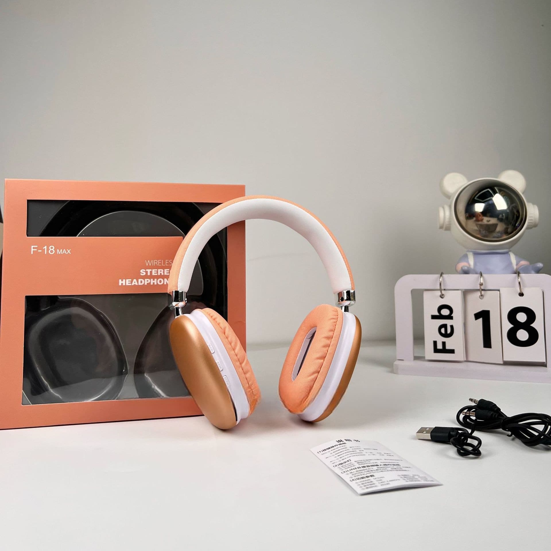Fones de Ouvido Over-Ear Sem Fio com Bluetooth 5.4 e Longa Duração da Bateria