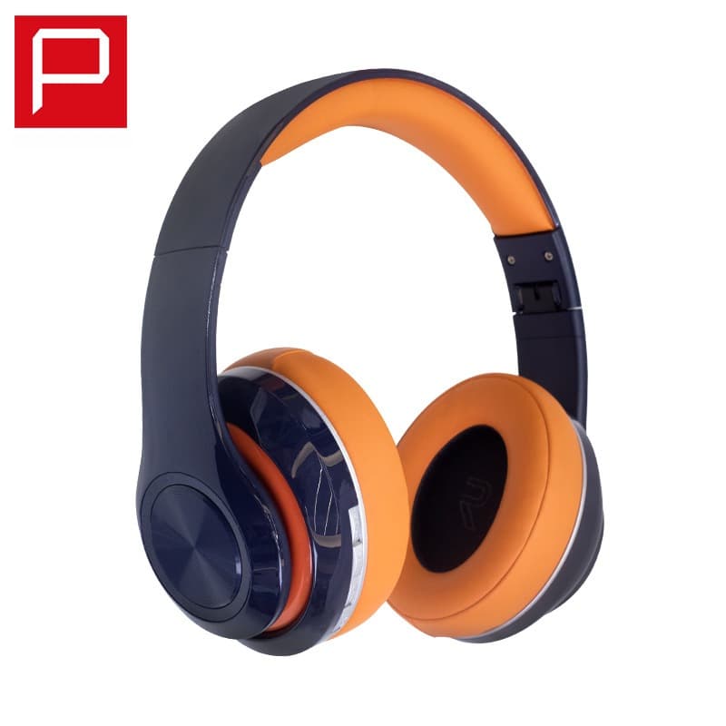 Fone de Ouvido Over-Ear Sem Fio com Rádio FM e Slot para Cartão TF